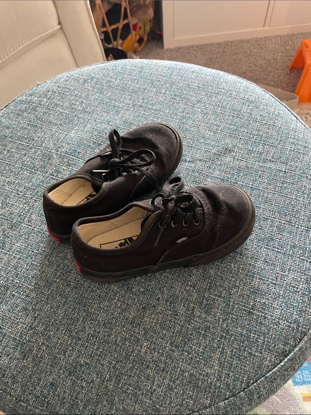 Vans Toddler Black Authentic Shoes size 9
